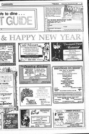 The Review Wed, December 20, 1989 (Page 30)