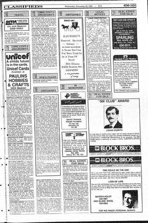 The Review Wed, November 22, 1989 (Page 45)