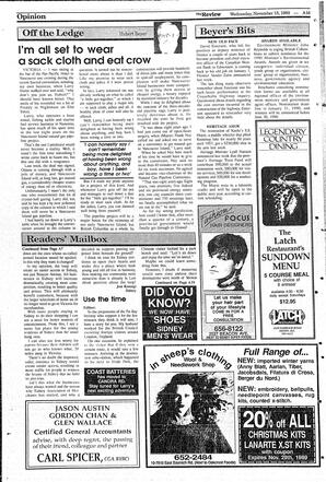The Review Wed, November 15, 1989 (Page 16)