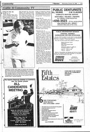 The Review Wed, October 18, 1989 (Page 15)