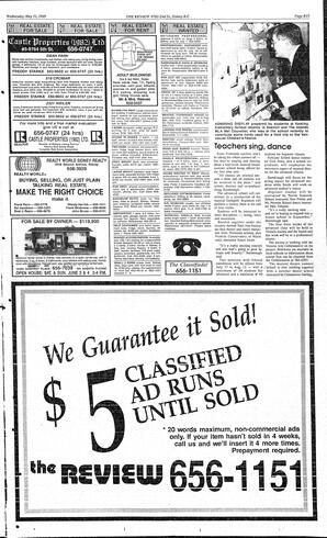 The Review Wed, May 31, 1989 (Page 31)