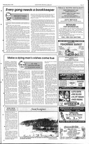 The Review Wed, May 3, 1989 (Page 5)