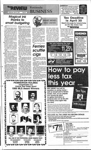 The Review Wed, April 12, 1989 (Page 21)