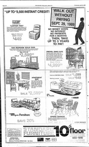 The Review Wed, April 12, 1989 (Page 16)