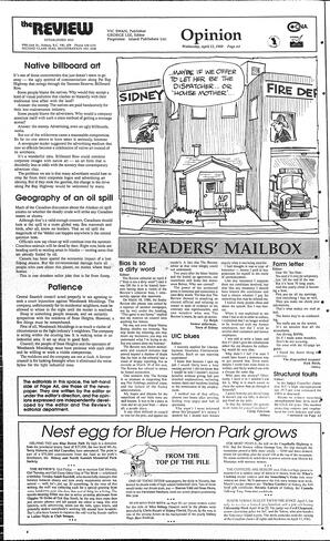 The Review Wed, April 12, 1989 (Page 4)