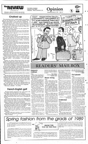 The Review Wed, March 8, 1989 (Page 4)