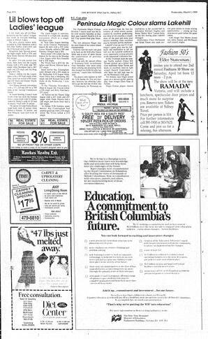 The Review Wed, March 1, 1989 (Page 30)