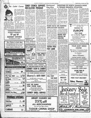 Saanich Peninsula And Gulf Islands Review Wed, January 24, 1968 (Page 8)