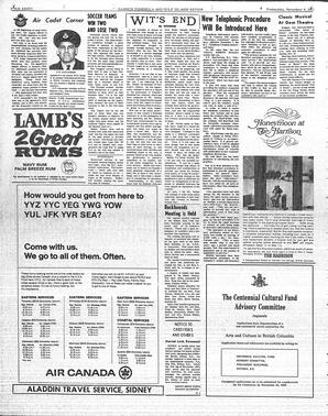Saanich Peninsula And Gulf Islands Review Wed, November 8, 1967 (Page 8)