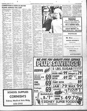 Saanich Peninsula And Gulf Islands Review Wed, August 30, 1967 (Page 11)