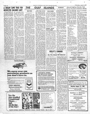 Saanich Peninsula And Gulf Islands Review Wed, August 9, 1967 (Page 6)