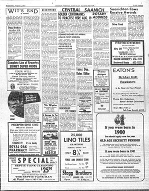 Saanich Peninsula And Gulf Islands Review Wed, August 2, 1967 (Page 3)