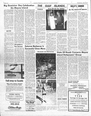 Saanich Peninsula And Gulf Islands Review Wed, July 5, 1967 (Page 6)