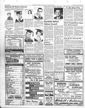 Saanich Peninsula And Gulf Islands Review Wed, May 24, 1967 (Page 8)