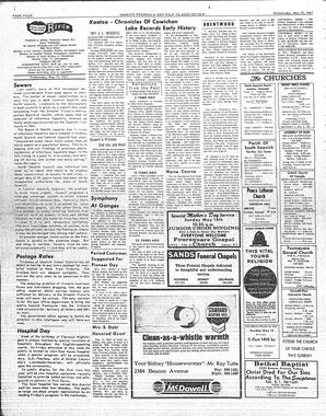Saanich Peninsula And Gulf Islands Review Wed, May 10, 1967 (Page 4)