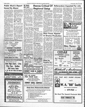 Saanich Peninsula And Gulf Islands Review Wed, March 22, 1967 (Page 8)