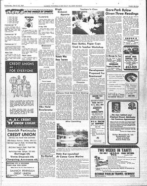 Saanich Peninsula And Gulf Islands Review Wed, March 22, 1967 (Page 7)