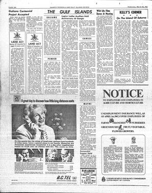 Saanich Peninsula And Gulf Islands Review Wed, March 22, 1967 (Page 6)