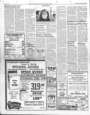Saanich Peninsula And Gulf Islands Review Wed, March 22, 1967 (Page 2)