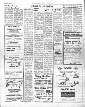 Saanich Peninsula And Gulf Islands Review Wed, March 1, 1967 (Page 3)
