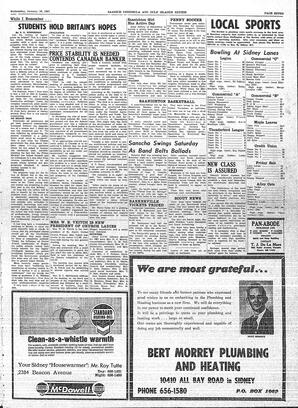 Saanich Peninsula And Gulf Islands Review Wed, January 18, 1967 (Page 7)