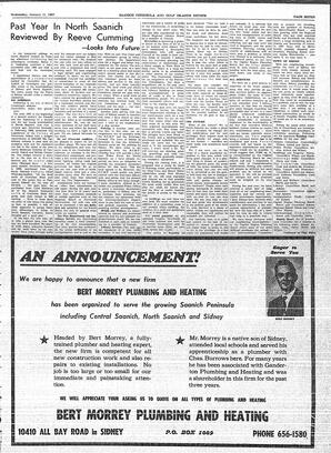 Saanich Peninsula And Gulf Islands Review Wed, January 11, 1967 (Page 7)