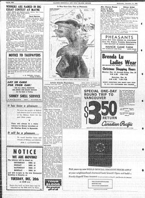 Saanich Peninsula And Gulf Islands Review Wed, December 14, 1966 (Page 10)