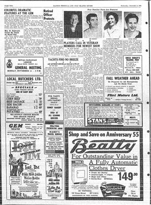 Saanich Peninsula And Gulf Islands Review Wed, November 9, 1966 (Page 2)