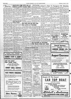 Saanich Peninsula And Gulf Islands Review Mon, October 17, 1966 (Page 8)