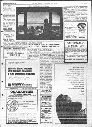 Saanich Peninsula And Gulf Islands Review Wed, September 21, 1966 (Page 11)