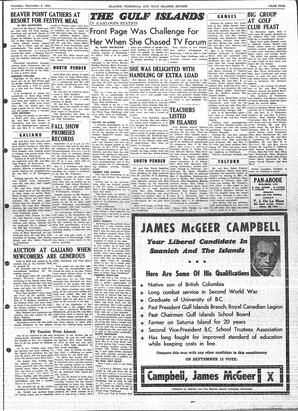 Saanich Peninsula And Gulf Islands Review Thu, September 8, 1966 (Page 9)
