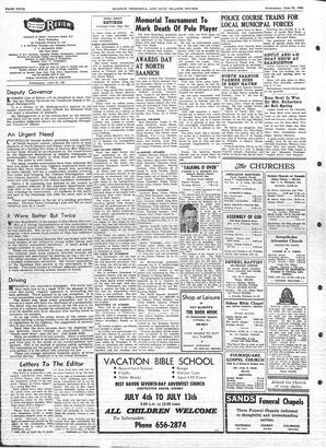 Saanich Peninsula And Gulf Islands Review Wed, June 22, 1966 (Page 4)