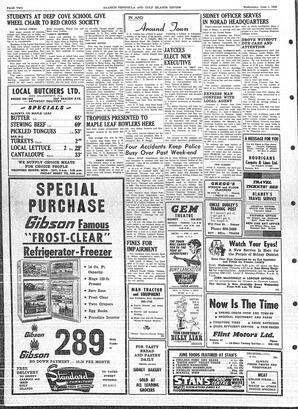 Saanich Peninsula And Gulf Islands Review Wed, June 1, 1966 (Page 2)