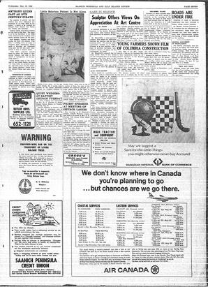 Saanich Peninsula And Gulf Islands Review Wed, May 18, 1966 (Page 7)