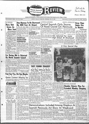Saanich Peninsula And Gulf Islands Review Wed, May 18, 1966 (Page 1)