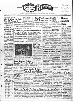 Saanich Peninsula And Gulf Islands Review Wed, March 23, 1966 (Page 1)