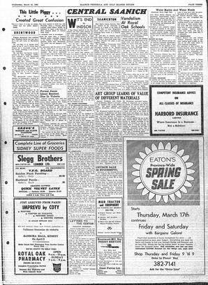 Saanich Peninsula And Gulf Islands Review Wed, March 16, 1966 (Page 3)