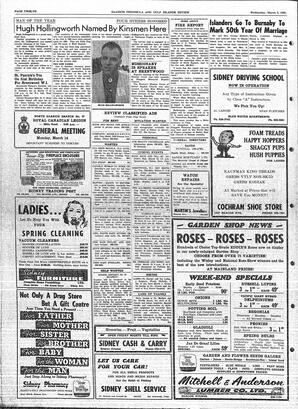 Saanich Peninsula And Gulf Islands Review Wed, March 9, 1966 (Page 12)