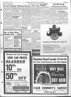 Saanich Peninsula And Gulf Islands Review Wed, March 2, 1966 (Page 9)