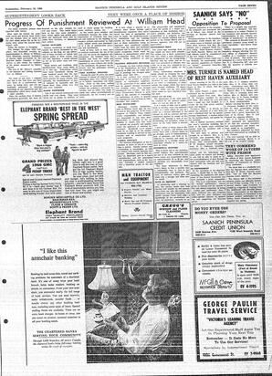 Saanich Peninsula And Gulf Islands Review Wed, February 16, 1966 (Page 7)
