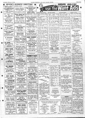 Saanich Peninsula And Gulf Islands Review Wed, February 16, 1966 (Page 5)