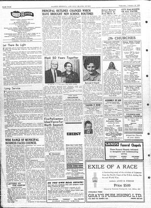 Saanich Peninsula And Gulf Islands Review Wed, February 16, 1966 (Page 4)