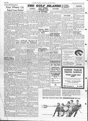 Saanich Peninsula And Gulf Islands Review Wed, February 9, 1966 (Page 6)