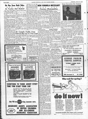 Saanich Peninsula And Gulf Islands Review Wed, January 26, 1966 (Page 8)