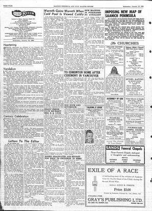 Saanich Peninsula And Gulf Islands Review Wed, January 19, 1966 (Page 4)