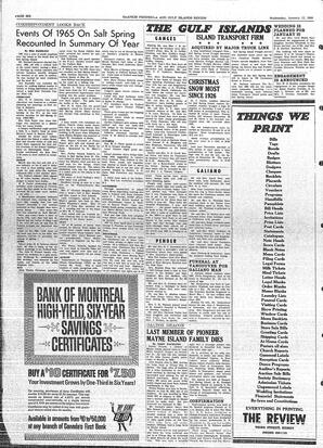 Saanich Peninsula And Gulf Islands Review Wed, January 12, 1966 (Page 6)