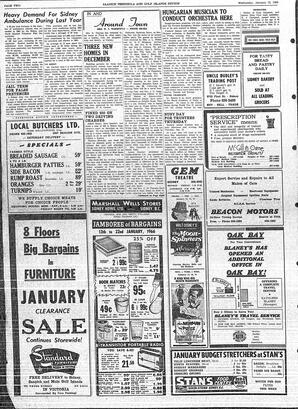 Saanich Peninsula And Gulf Islands Review Wed, January 12, 1966 (Page 2)