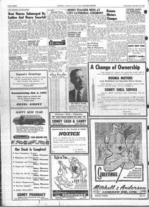 Saanich Peninsula And Gulf Islands Review Wed, December 29, 1965 (Page 8)