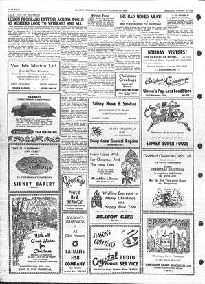Saanich Peninsula And Gulf Islands Review Wed, December 22, 1965 (Page 10)