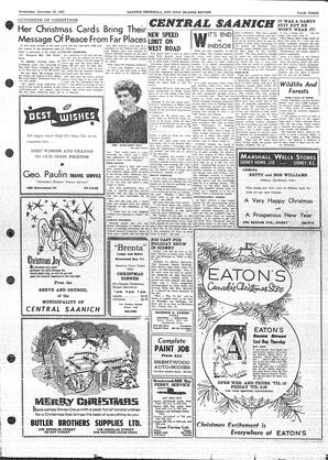 Saanich Peninsula And Gulf Islands Review Wed, December 22, 1965 (Page 9)